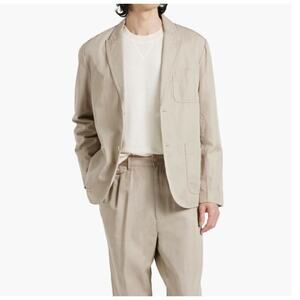 Alex Mill Tan Lightweight Cotton & Linen Blazer jacket, men’s XXL
